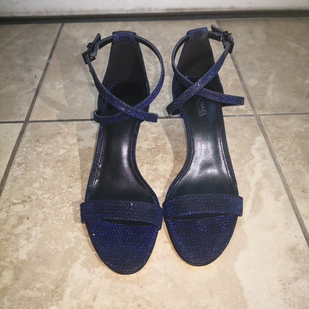 New Michael Kors navy blue sandals